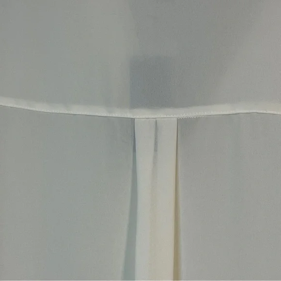 Torrid Ivory Long Sleeve Pintuck Buttonfront Blouse - Picture 5 of 8